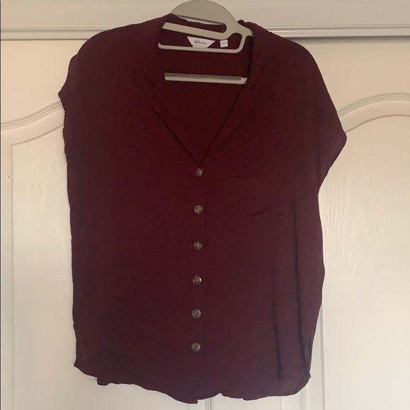 Maroon tee Blouse - Picture 1 of 1